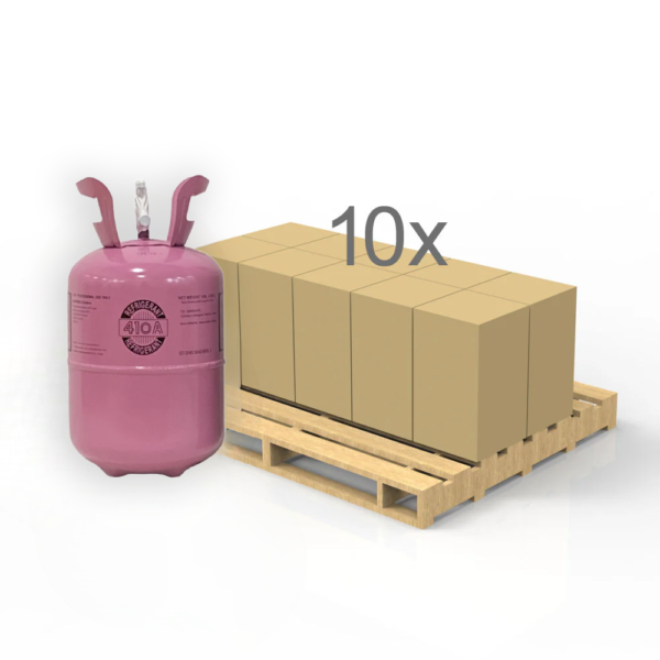 R410A 10 LBS Refrigerant - QTR PALLET (10 Cylinders)